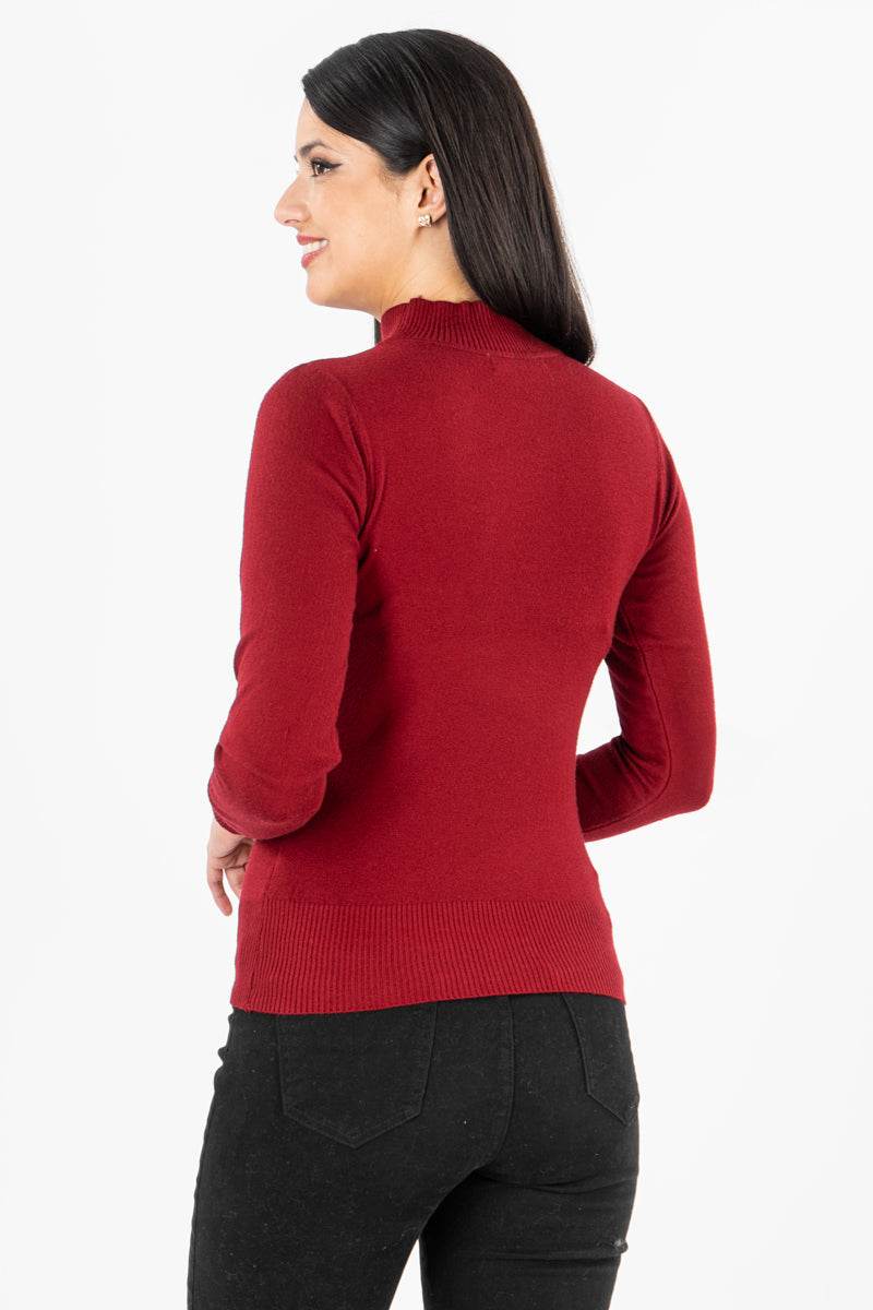 Suéter básico cuello mock - Santory Ropa  (7273267462211)