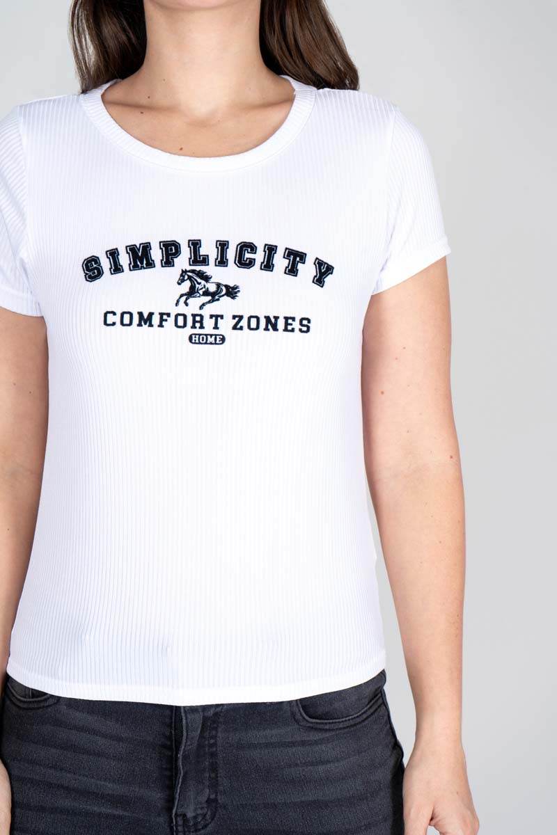 Playera estampada manga corta - Santory Ropa  (7319996137539)