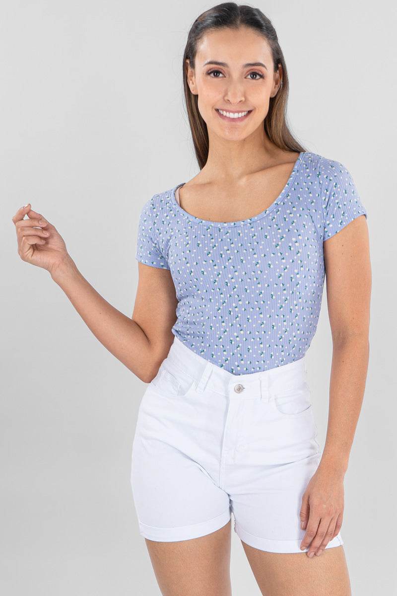 Short tiro alto con valenciana - Santory Ropa  (6898297405507)