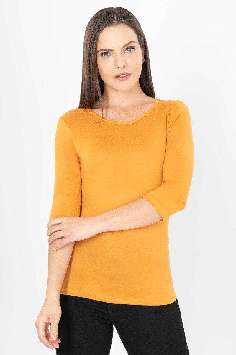 Playera lisa cuello redondo - Santory Ropa  (7403417763907)