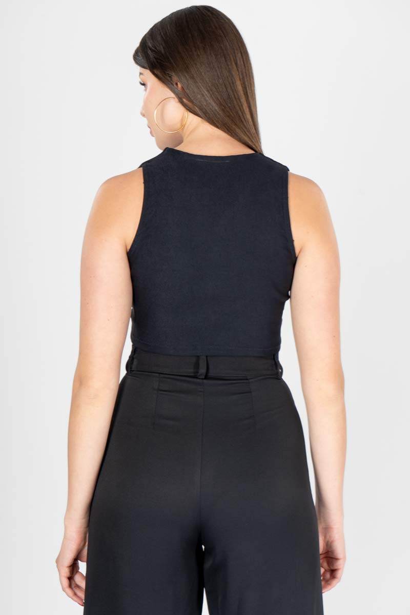 Chaleco corto con botones,transferenciasem32 - Santory Ropa  (7363968434243)