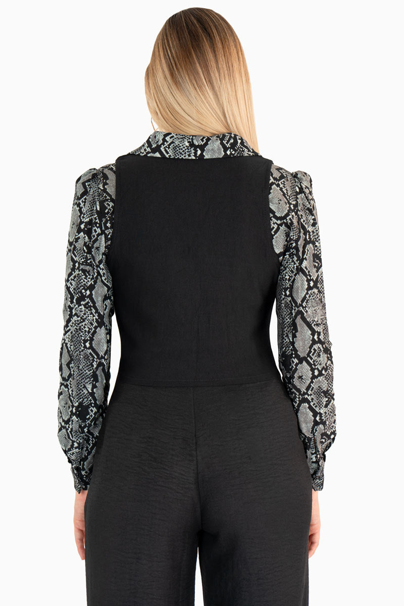 Chaleco clásico con botones