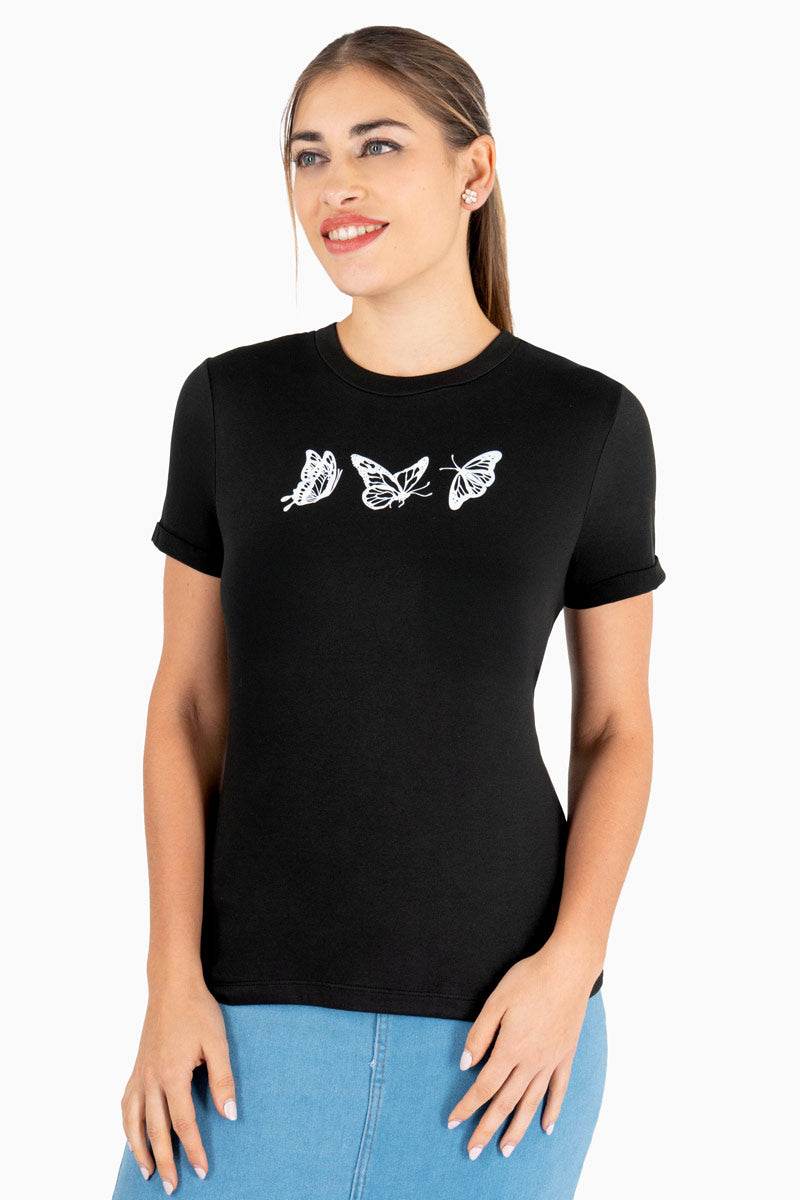 Playera estampada manga corta - Santory Ropa  (7451670216771)