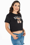 Playera Juvenil Para Mujer Con Estampado Hello - Santory Ropa  (7473586044995)