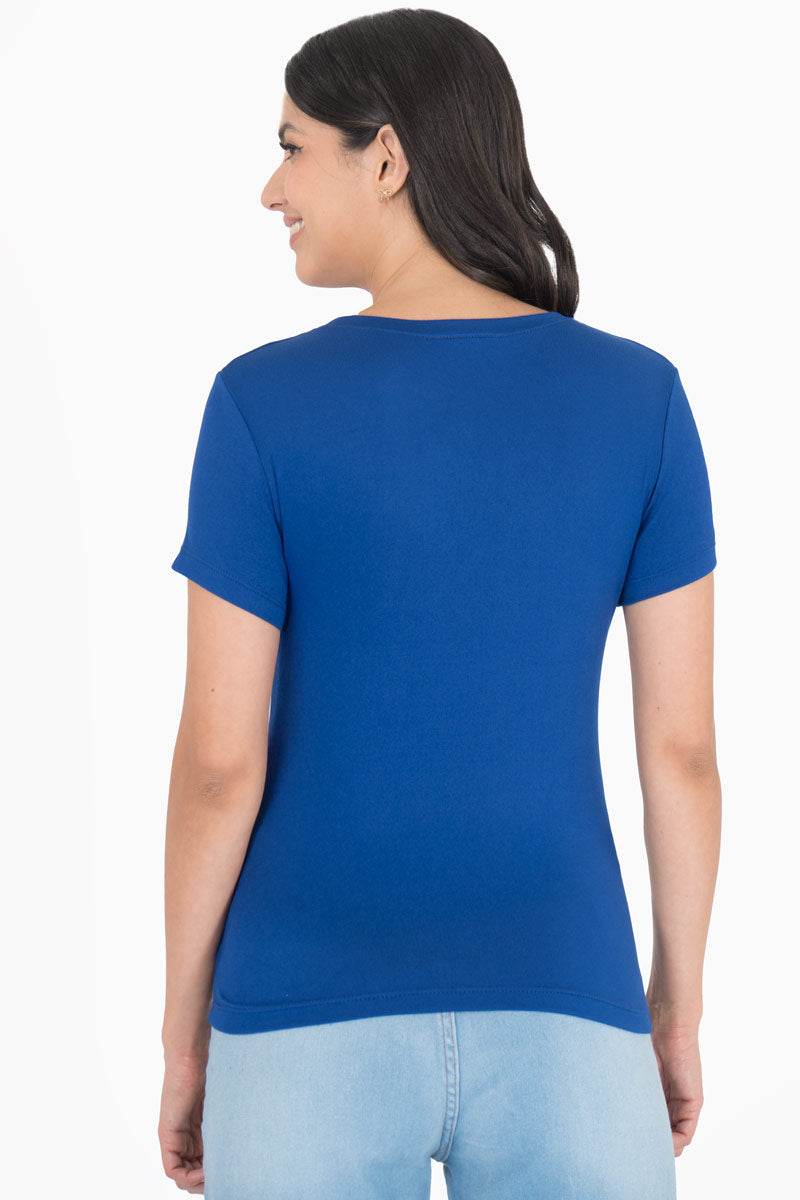 Playera estampada cuello redondo - Santory Ropa  (7467149557827)