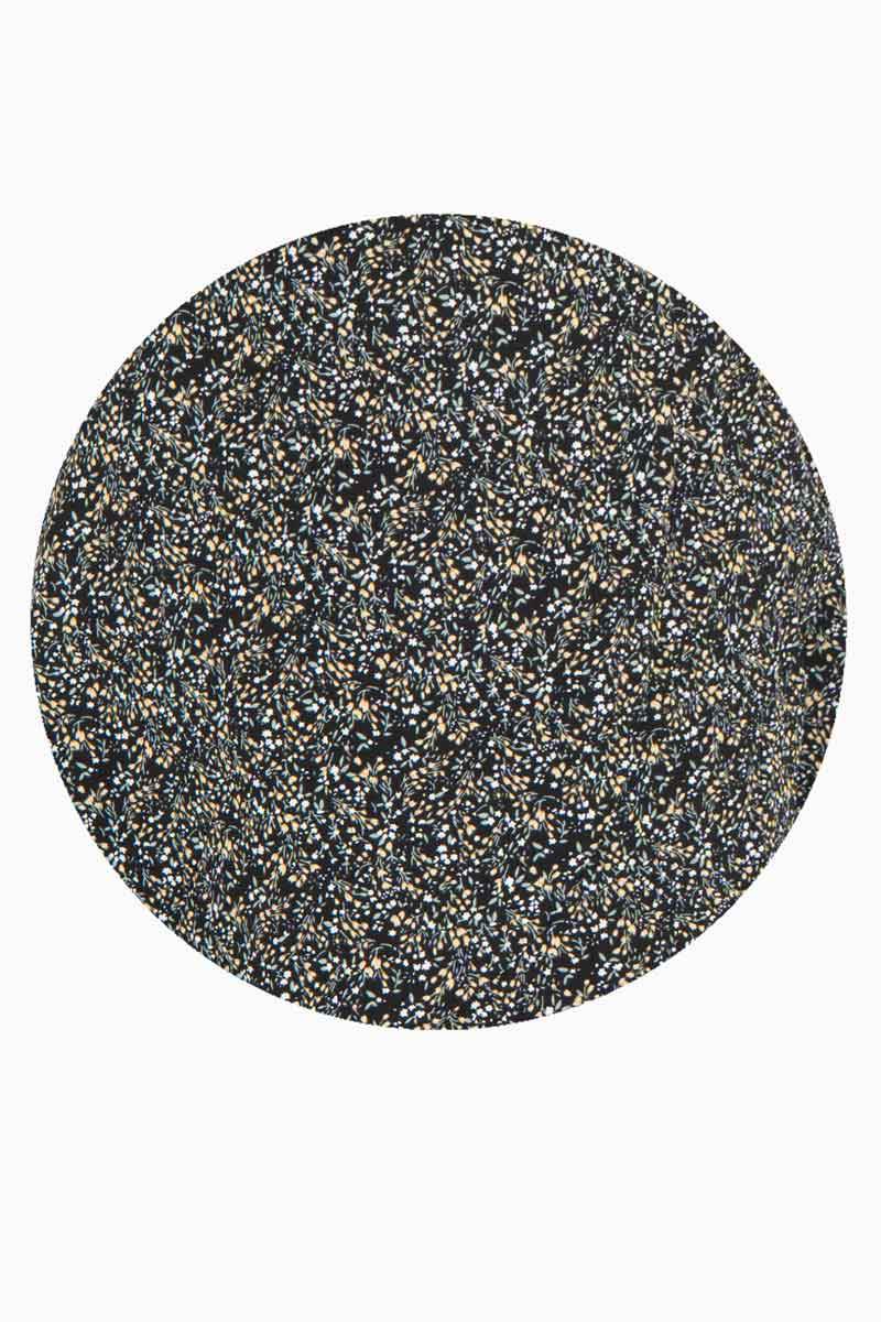 Vestido cruzado estampado con manga corta y cinto – Gris - Santory Ropa  (7473585979459)