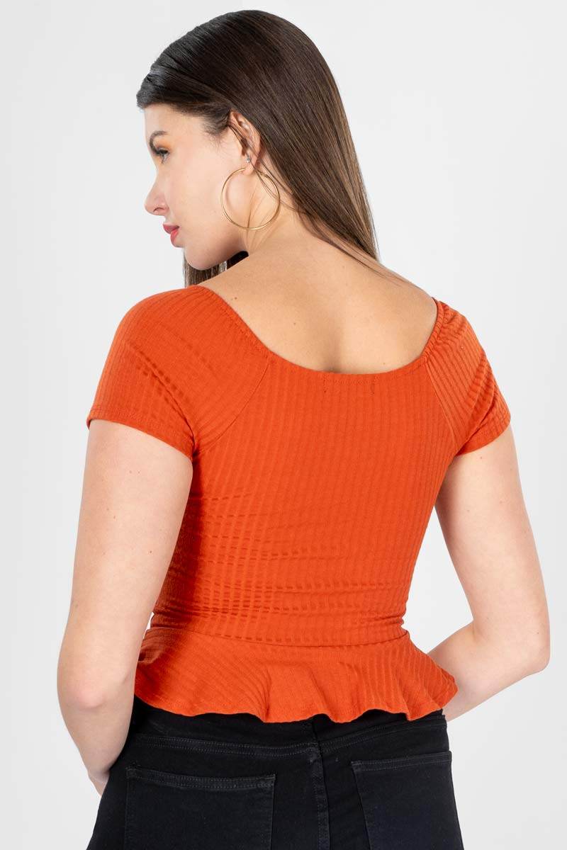 Blusa manga corta con botones - Santory Ropa  (7363968303171)