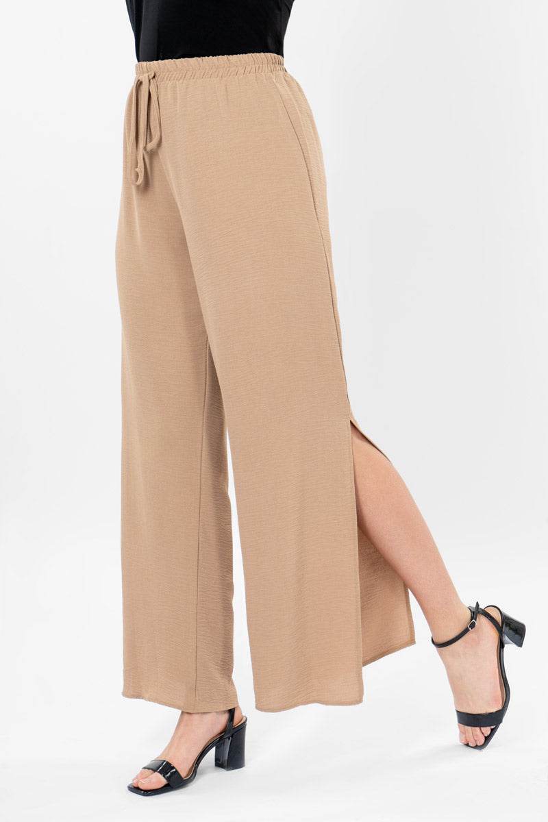 Pantalón ancho con jareta - Santory Ropa  (7378328879171)