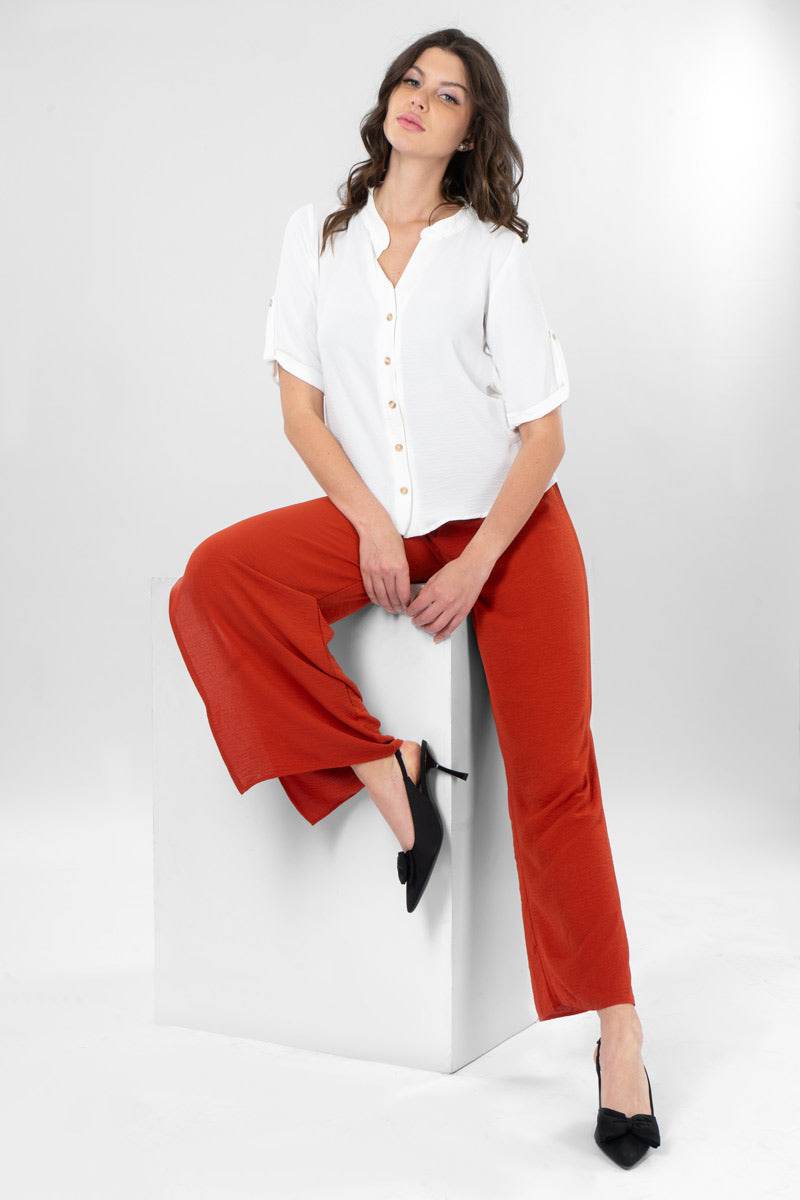 Pantalón ancho con jareta - Santory Ropa  (7378328879171)