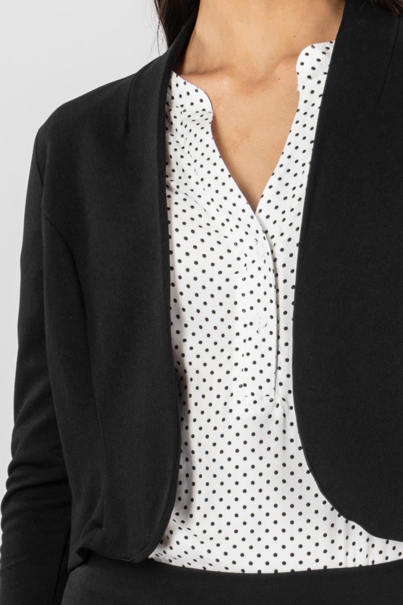 Saco manga 3/4 plisado (7366158188611)