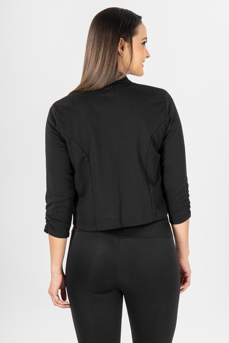 Saco manga 3/4 plisado (7366158188611)