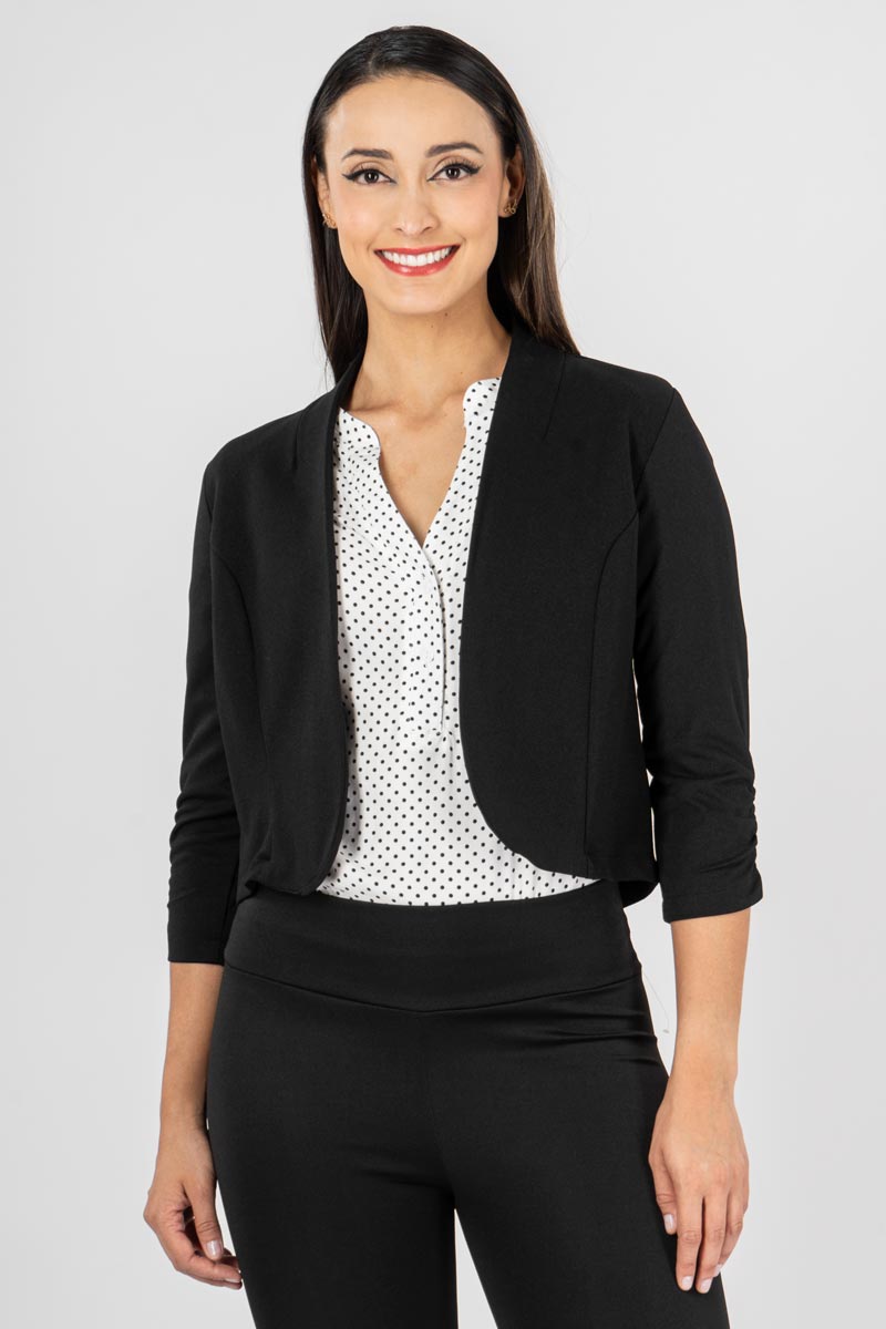 Saco manga 3/4 plisado (7366158188611)