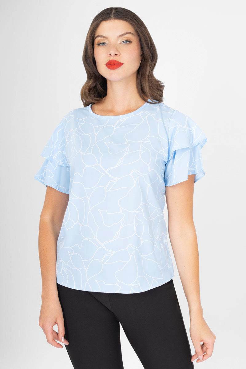 Blusa estampada manga corta - Santory Ropa  (7400770404419)
