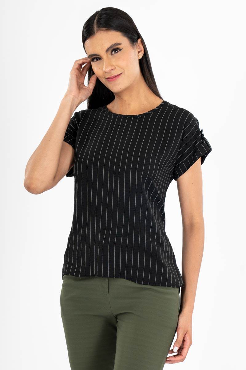 Blusa manga corta estampada - Santory Ropa  (7402013065283)