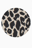 Blusa animal print manga corta con amarre
