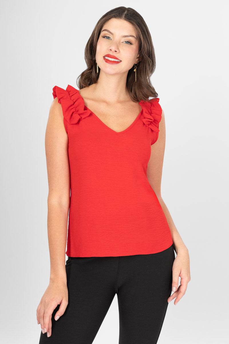 Blusa sin manga con olanes - Santory Ropa  (7391891488835)