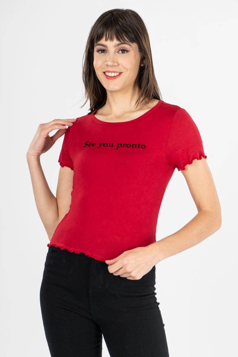 Playera estampada manga corta - Santory Ropa  (7359402278979)