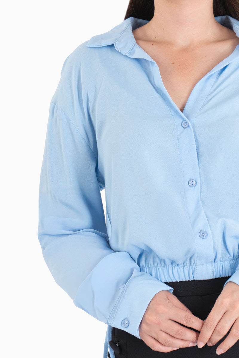 Camisa lisa con jaretas - Santory Ropa  (7445768994883)