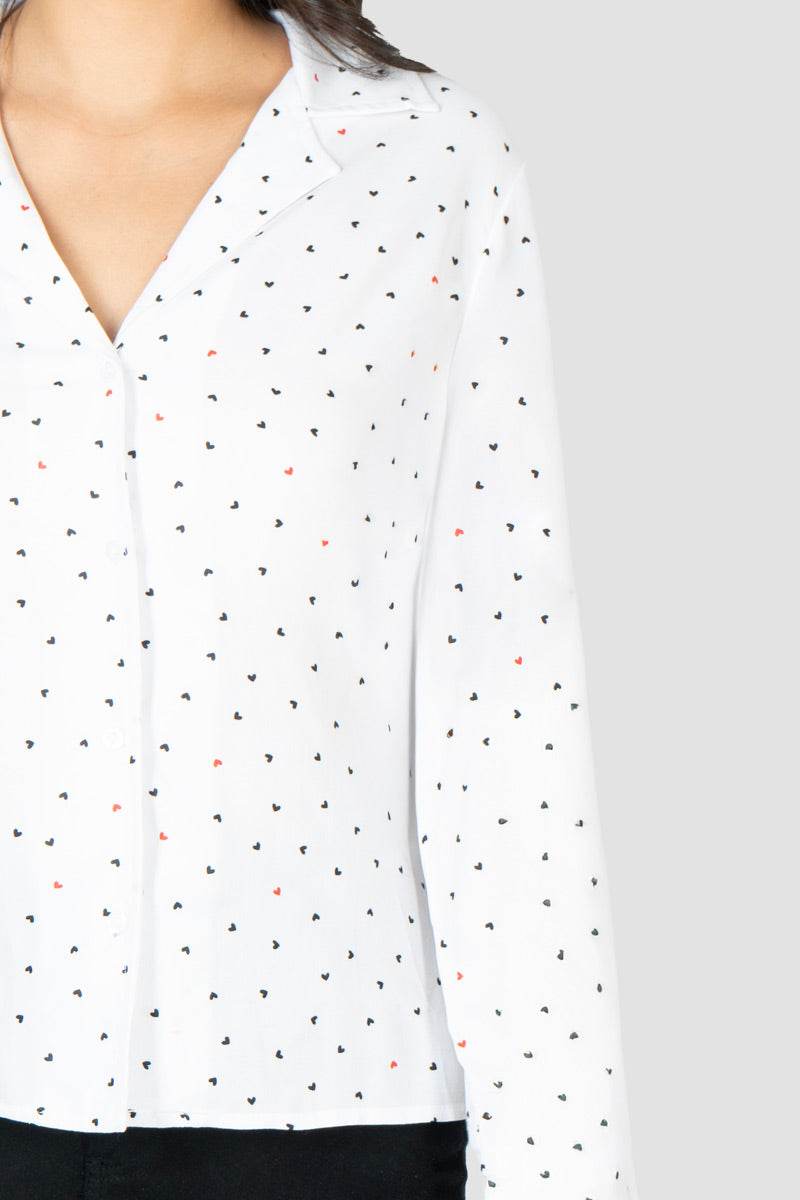 Blusa camisera estampada - Santory Ropa  (7468508905539)