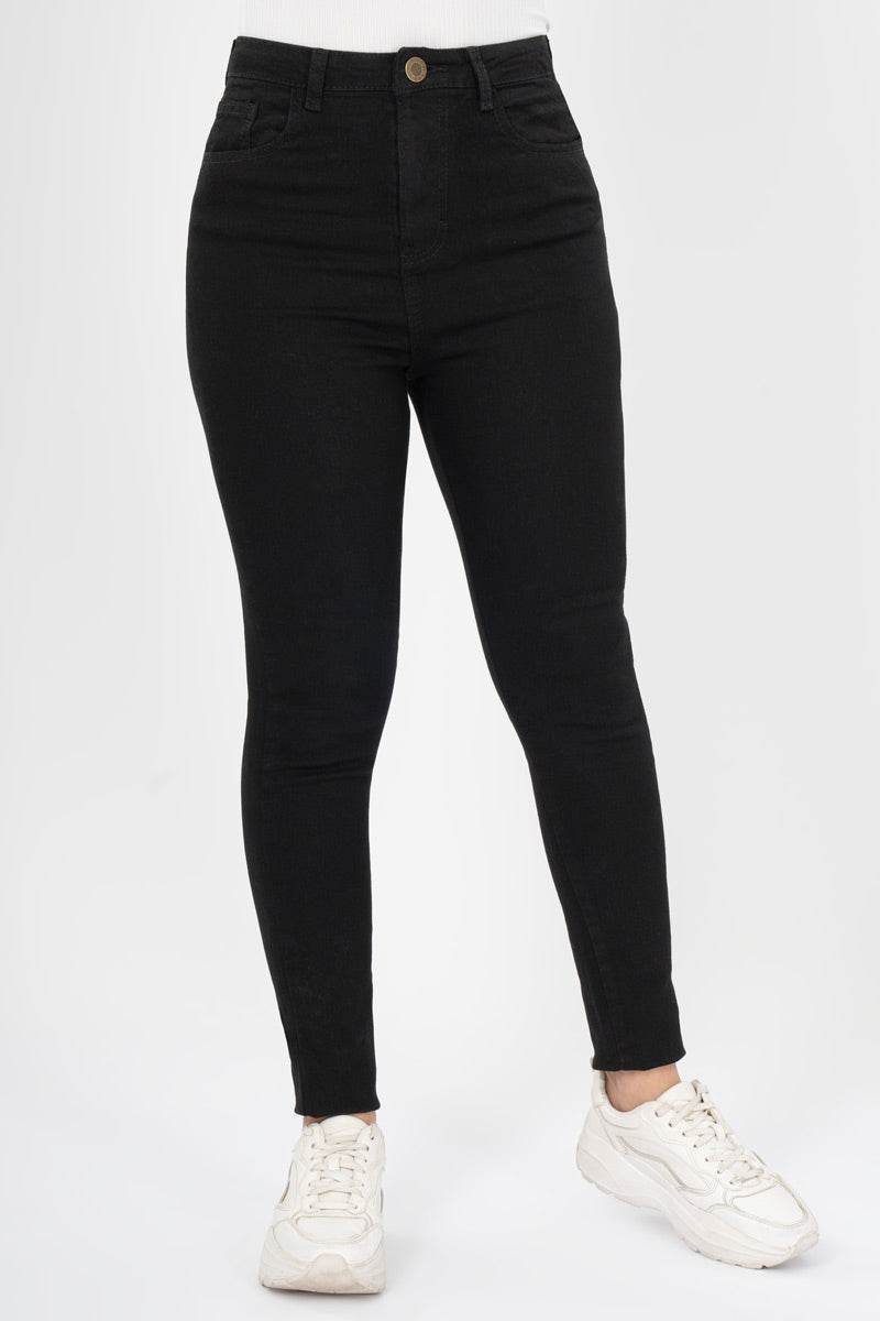 Jeans básicos tiro alto - Santory Ropa  (7396639572035)