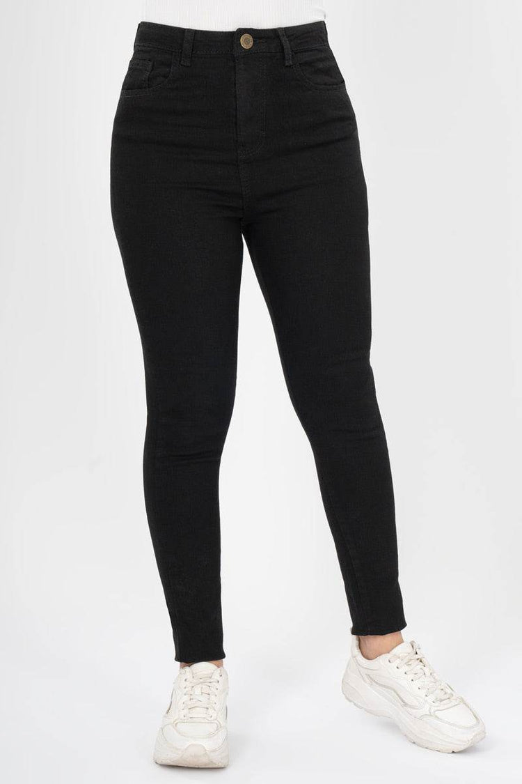 Jeans básicos tiro alto - Santory Ropa  (7396639572035)