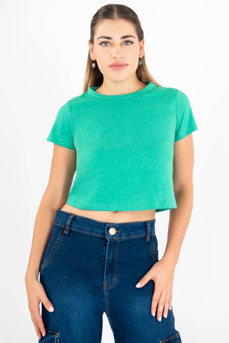 Playera lisa manga corta - Santory Ropa  (7440779477059)