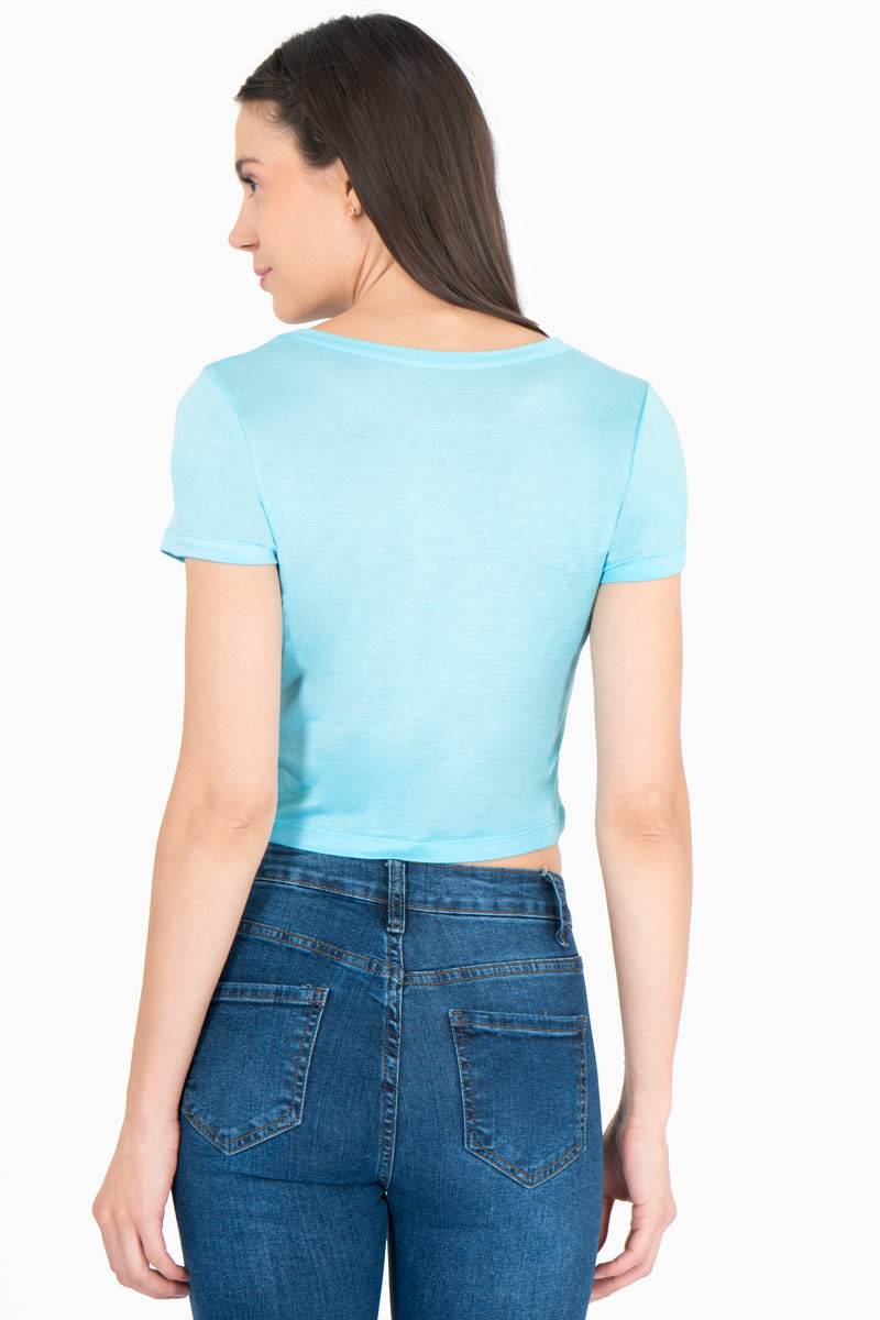 Playera estampada manga corta - Santory Ropa  (7467880185923)