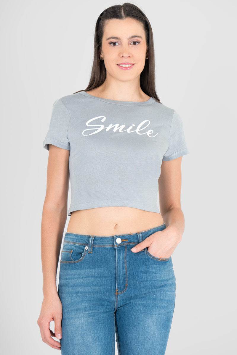 Playera estampada manga corta - Santory Ropa  (7467880185923)