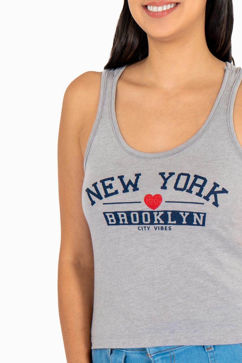 Playera sin mangas estampada - Santory Ropa  (7467880120387)