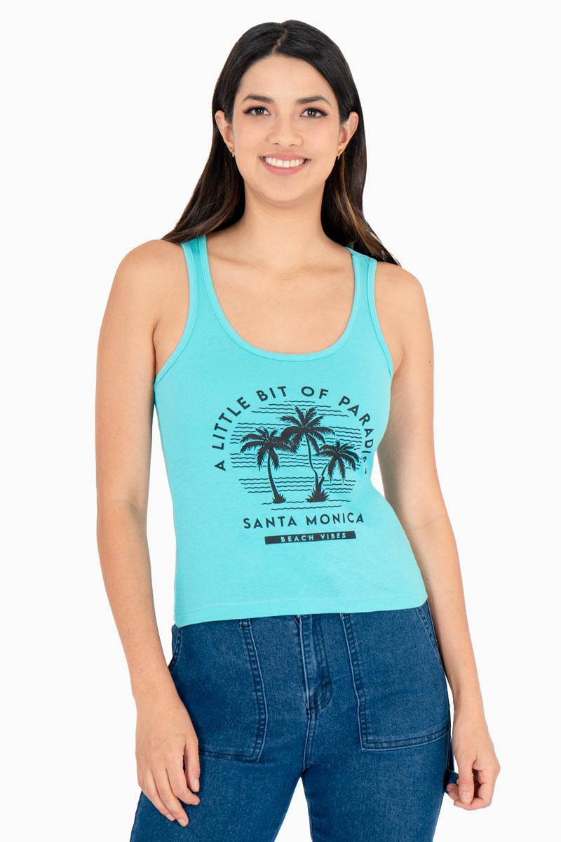 Playera sin mangas estampada - Santory Ropa  (7467880120387)