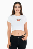 Playera crop con estampado "Spice kiss" (7482641154115)