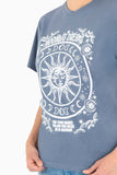 Playera de sol y luna manga corta y cuello redondo