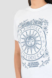 Playera de sol y luna manga corta y cuello redondo