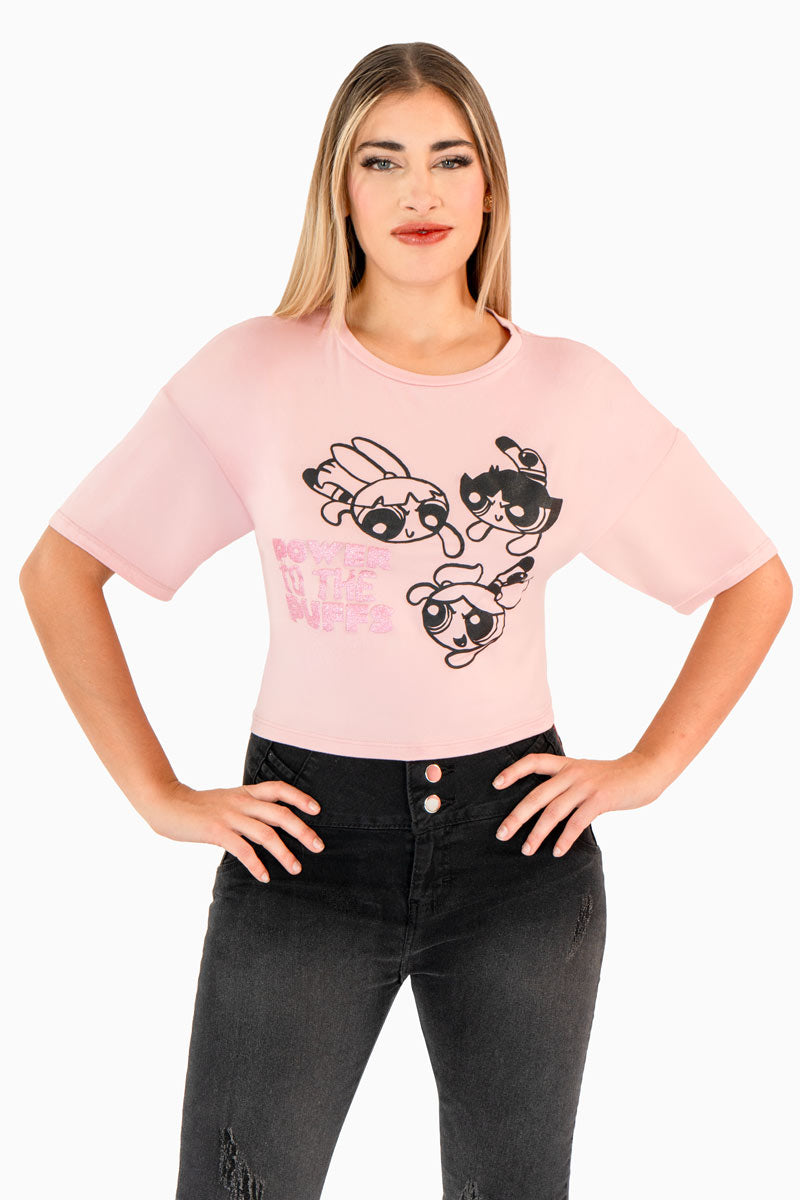 Playera oversize de las chicas superpoderosas