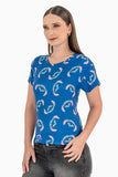 Playera mamga corta full print stitch