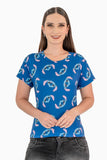 Playera mamga corta full print stitch