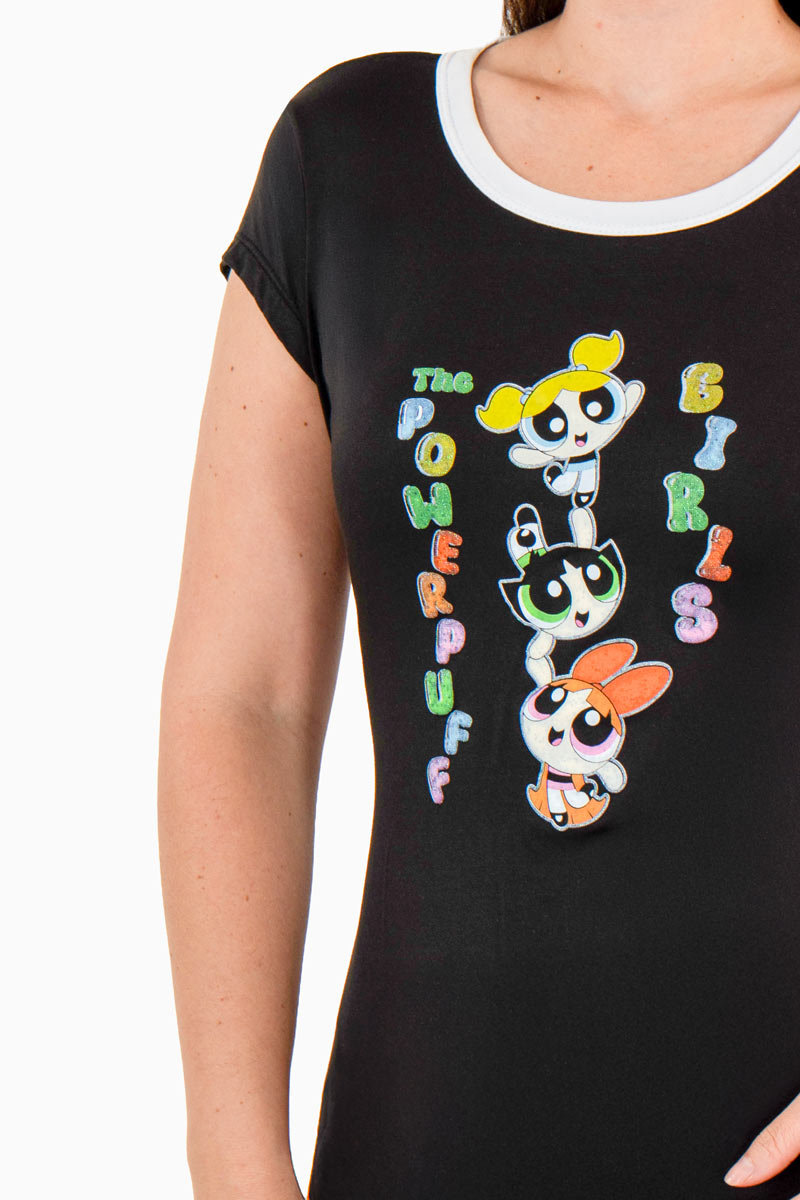 Playera chicas superpoderosas manga corta