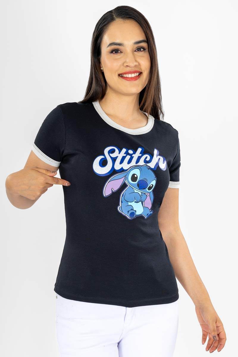 Playera manga corta stitch - Santory Ropa  (7391891030083)