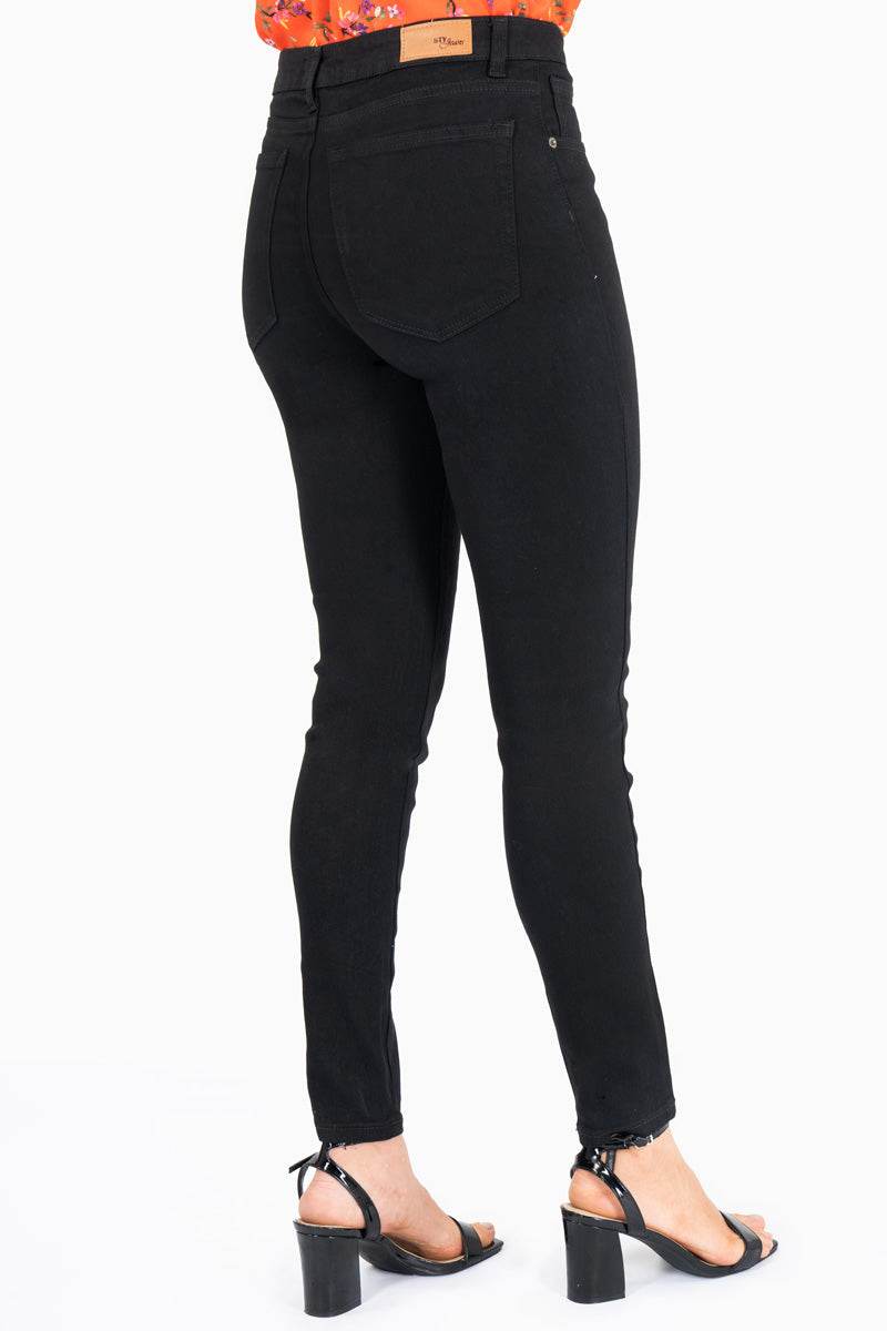 Jeans tiro medio con bolsas - Santory Ropa  (7454855626819)