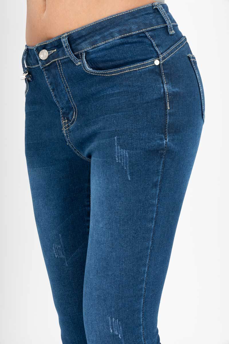 Jeans tiro medio con bolsas - Santory Ropa  (7400769945667)