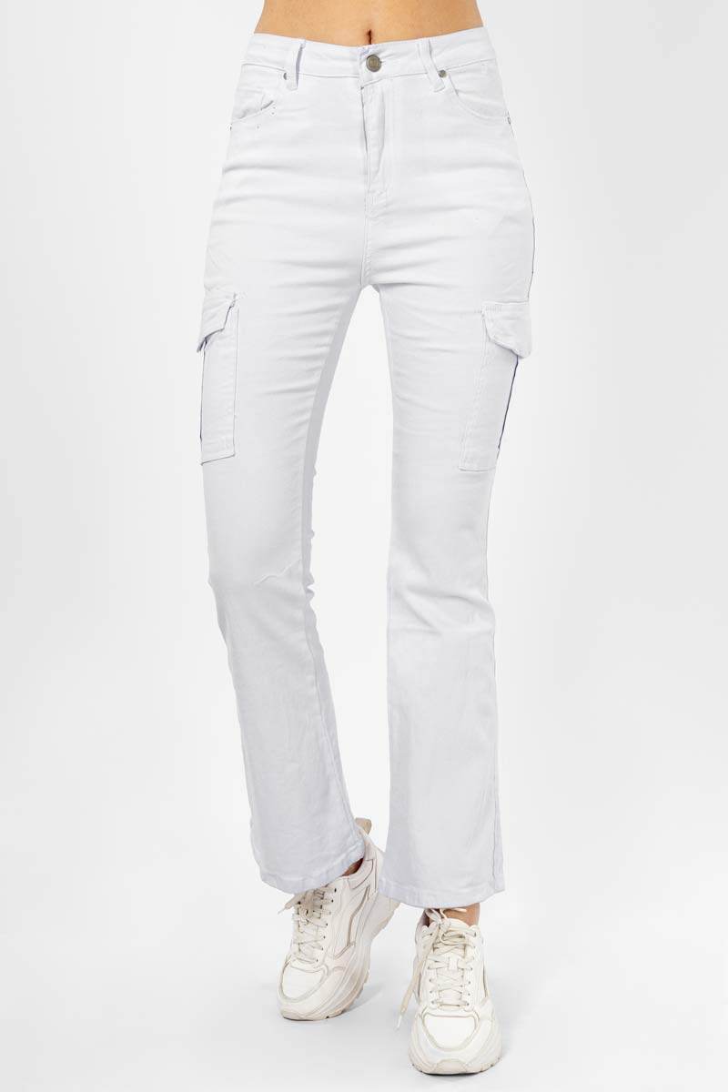 Jeans acampanado con bolsas - Santory Ropa  (7396639506499)