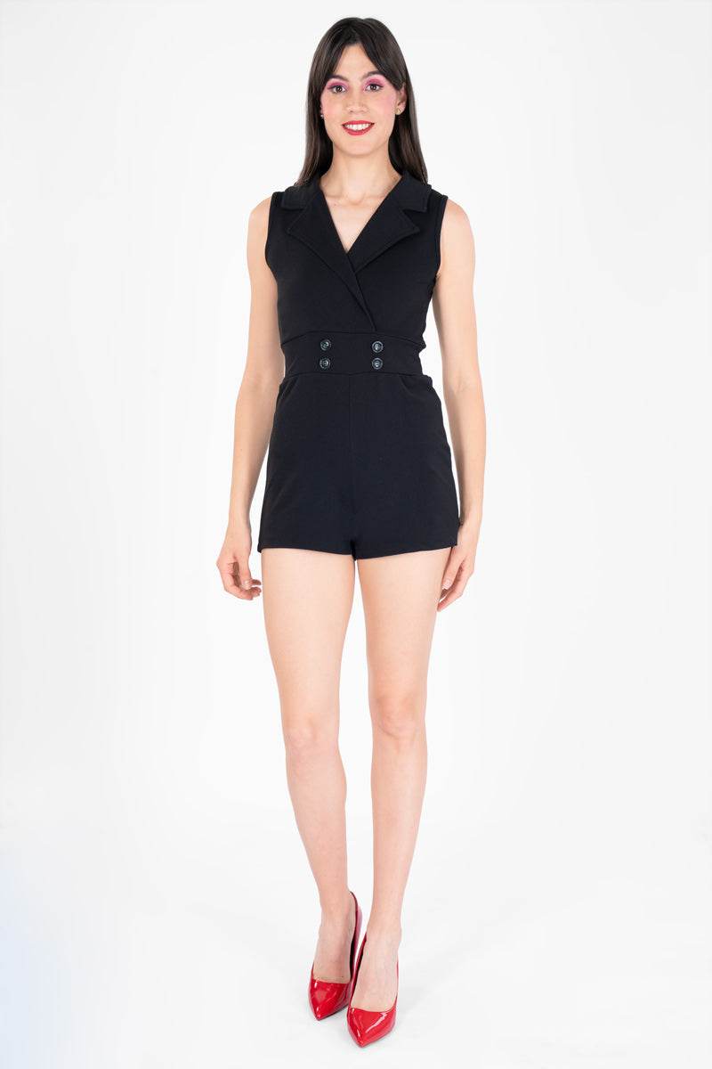 Shortsuit con cruce y botón - Santory Ropa  (7407643754563)
