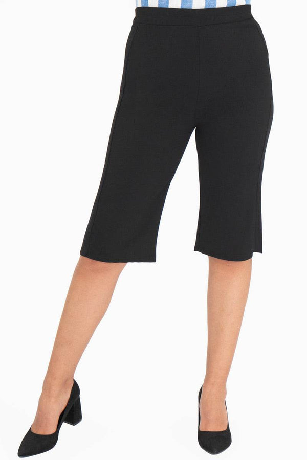 Pantalón Capri para Mujer con Elástico en Cintura - Santory Ropa  (7473585487939)