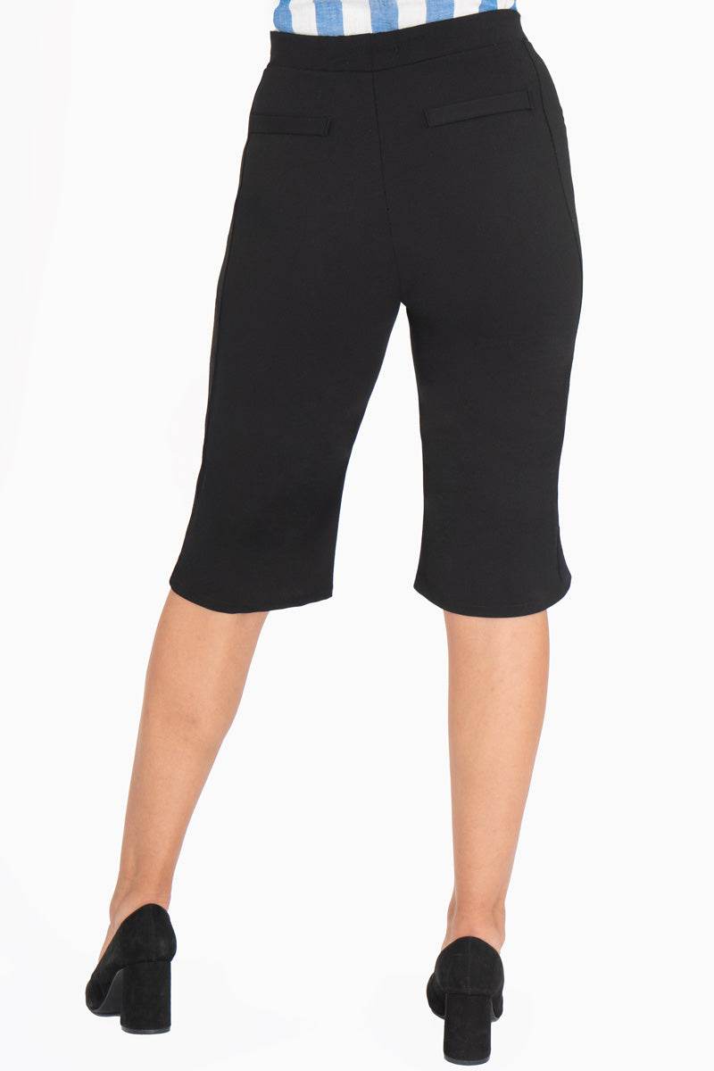 Pantalón Capri para Mujer con Elástico en Cintura - Santory Ropa  (7473585487939)