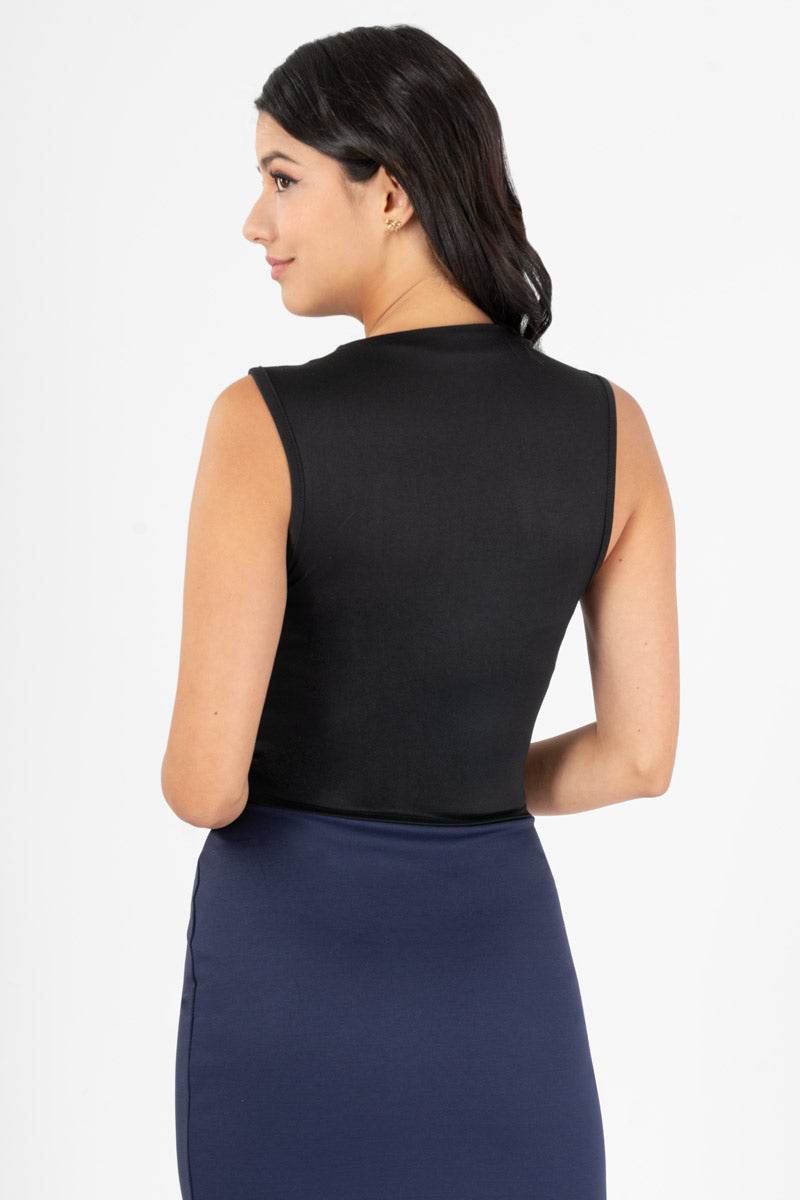 Playera lisa cuello alto - Santory Ropa  (7406860632131)