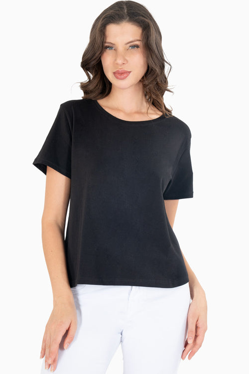 Playera básica manga corta