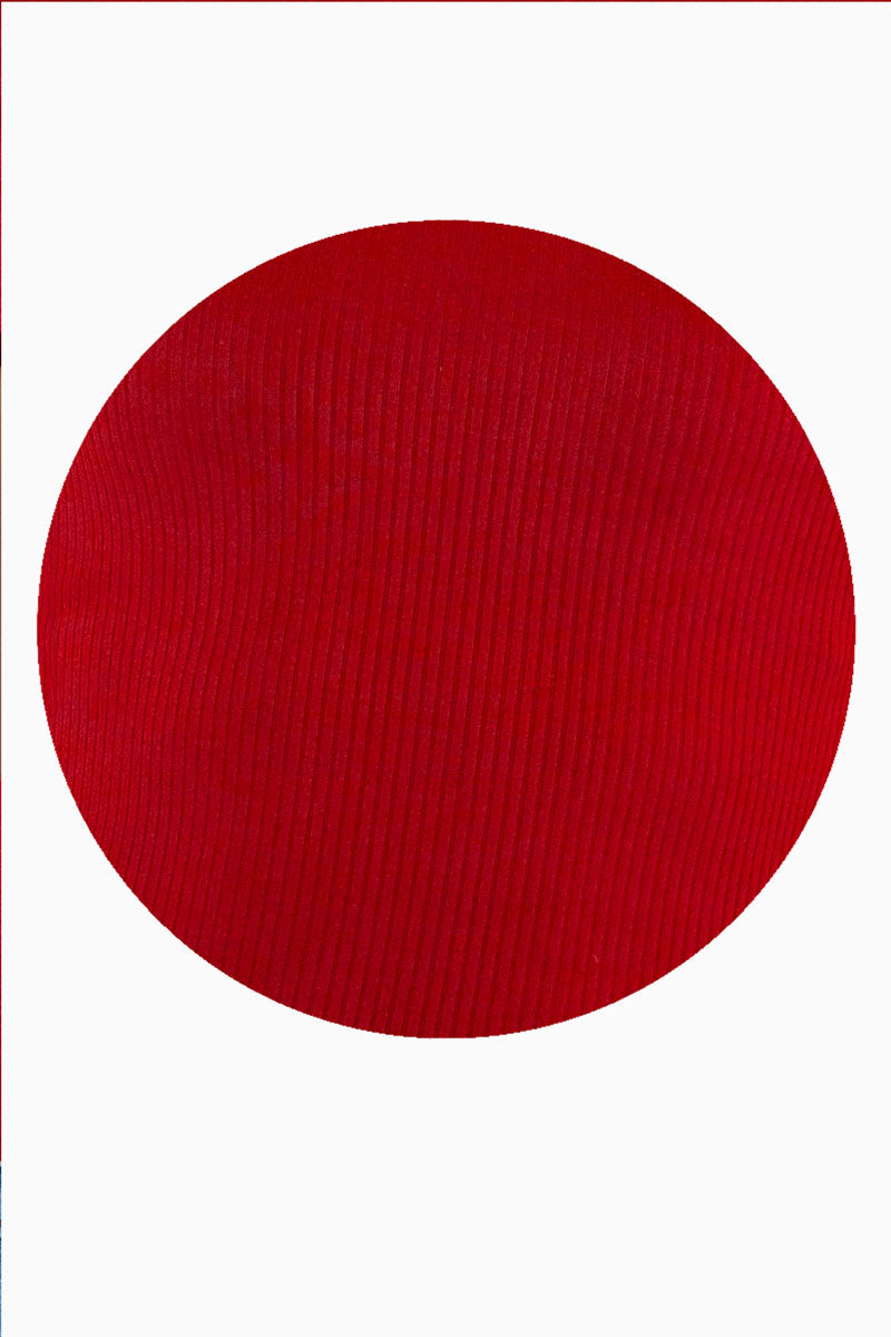 Playera de manga corta y cuello alto con textura