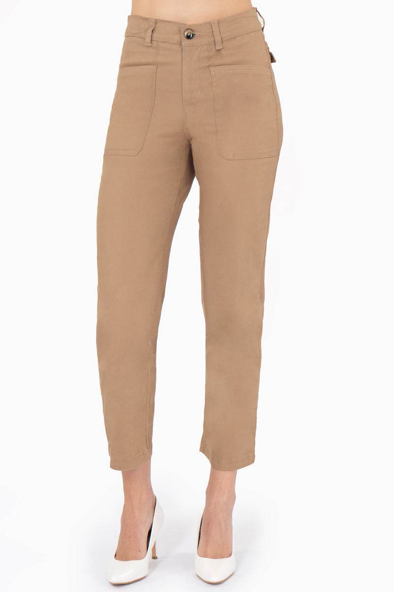 Pantalón recto con bolsas - Santory Ropa  (7473585291331)