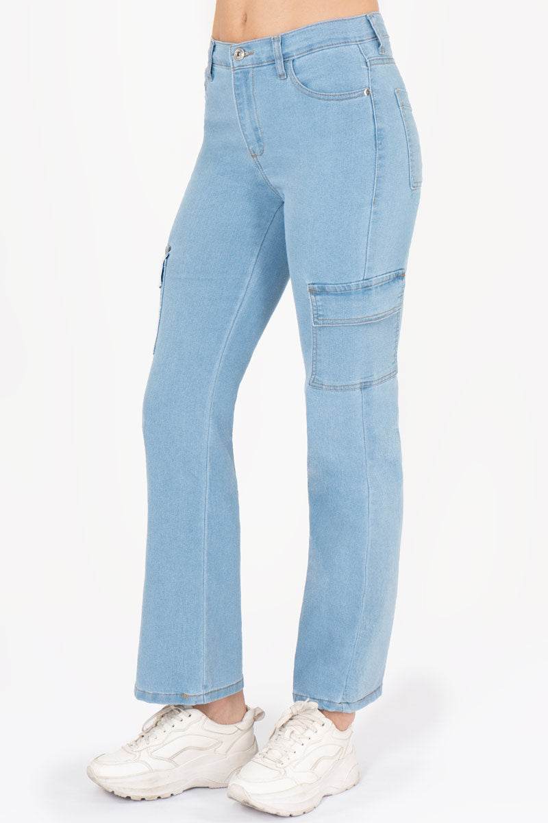 Jeans rectos con bolsas - Santory Ropa  (7473585258563)