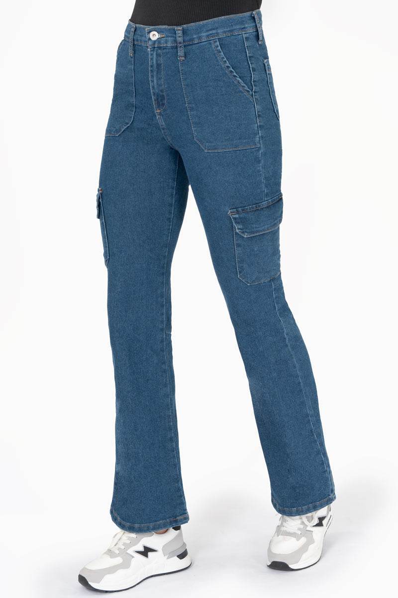 Jeans rectos con bolsas - Santory Ropa  (7473585225795)